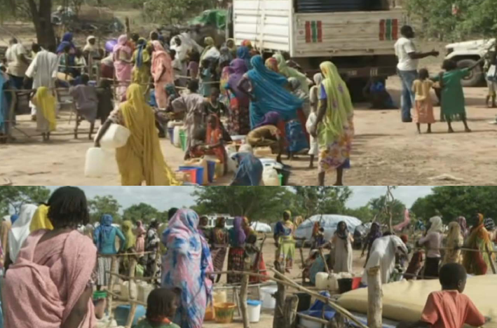 Accés a l'aigua potable per a les persones refugiades sudaneses a l'Est del Txad. Any 2014.