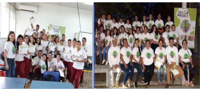 Programa Construcció de Pau i Treball Digne . Creació de la Escola de Medi Ambient. Lérida.Colombia