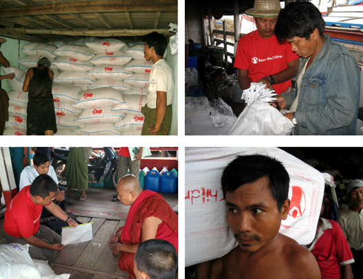 Respuesta de emergencia tras el paso del ciclón Nargis en Myanmar