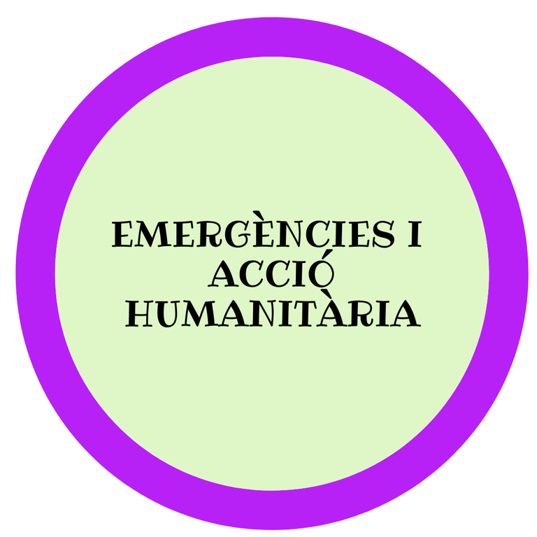emergències i acció humanitària