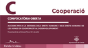 Oberta convocatòria L.13.1.